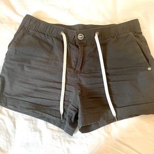 Vuori Ripstop black shorts
